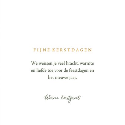 Lief kerstkaartje met vogeltje en lichtpuntjes 3