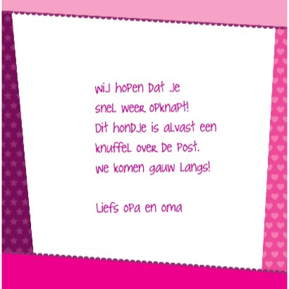 Lief knuffelhondje 3