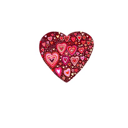 Liefde gekleurde hartjes 2