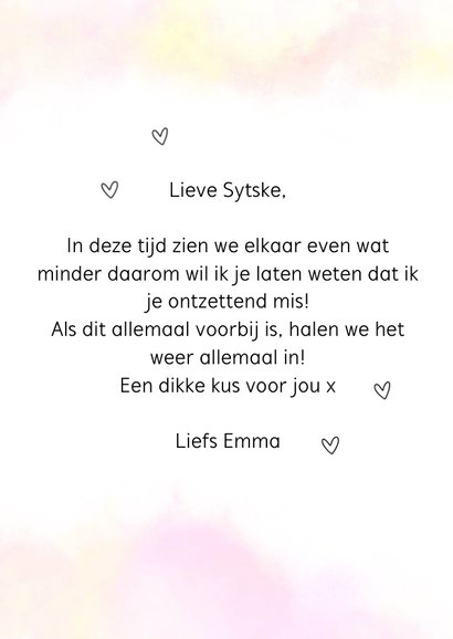 Liefde kaart - Dikke kus door de brievenbus 3