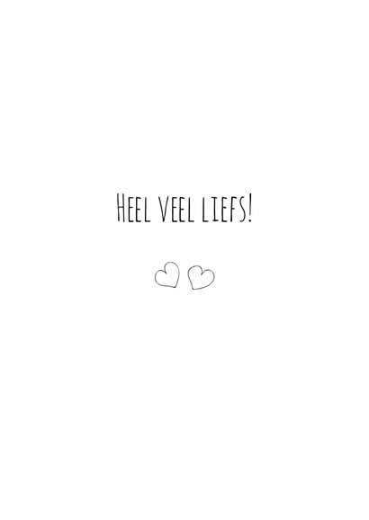 Liefde kaart - Hond hart ballon 3