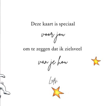 Liefde kaart I'm over the moon for you 3