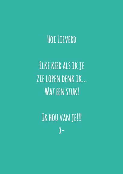 Liefde kaart lekker stuk...! 3