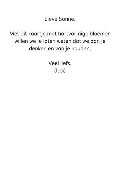 Liefde kaart liefs liefs en nog meer liefs 3