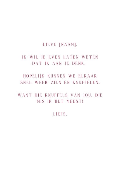 Liefde kaart met een beer die een groot hartje vasthoudt 3