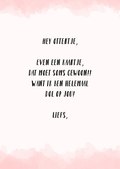 Liefde kaart ottertje - You're my significant otter! 3