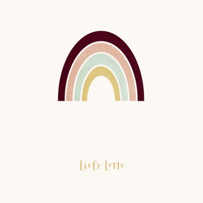 Liefde kaart regenboog 3