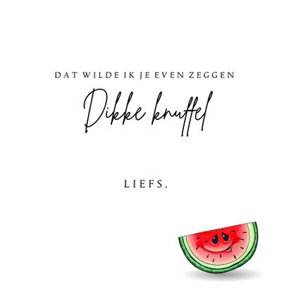 Liefde kaart You are one in a melon 3