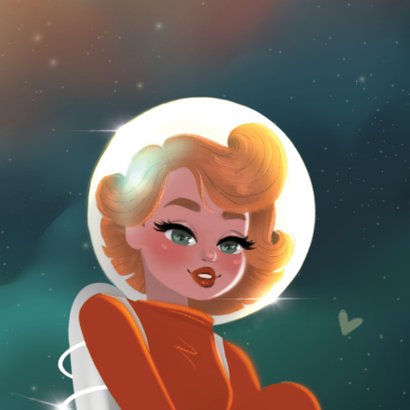 Liefde kaart - You are out of this world 2