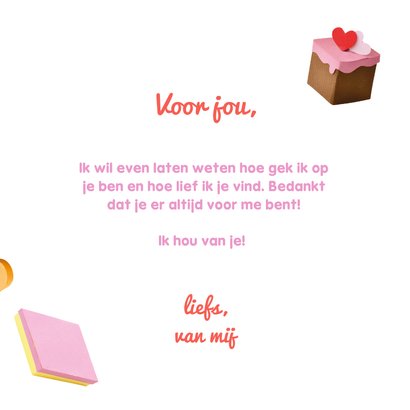 Liefde kaart 'You are sweet' 3