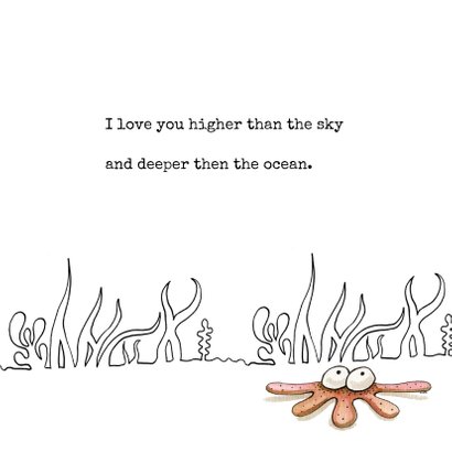 Liefde kaarten let's float away together 3