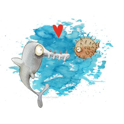 Liefde kaarten of all the fish in the sea 2