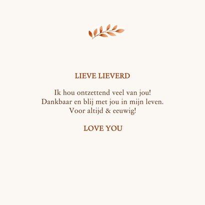 Liefdekaart I love you always and forever 3