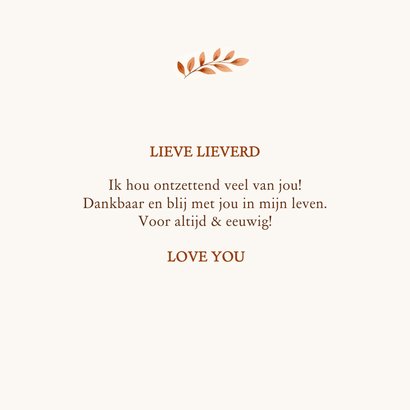 Liefdekaart I love you always and forever 3