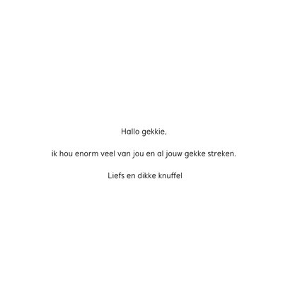 Liefdekaart i love your weird brain kaart 3