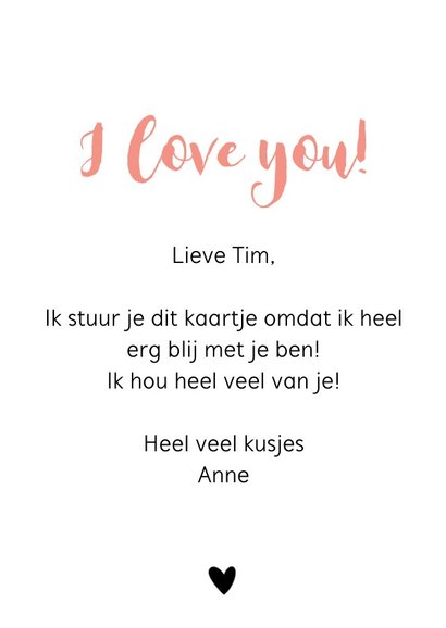 Liefdekaart - Ik lief jou 3