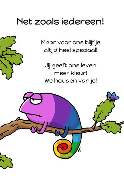 Liefdekaart jij bent uniek 3