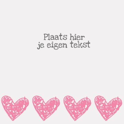 Liefdekaart KusjeGrijsHart 3