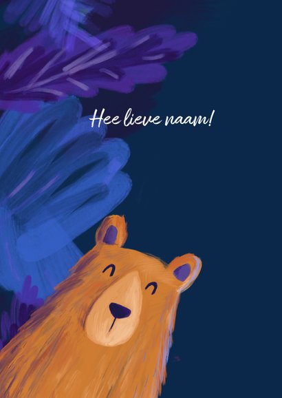 Liefdeskaart beer 2