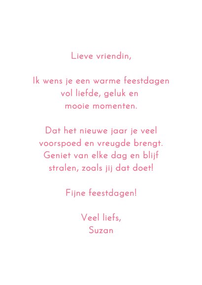 Liefdevolle kerst en nieuwjaarskaart met vogels 3