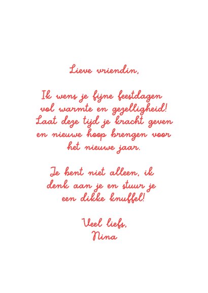 Liefdevolle kerstkaart luckycat 3