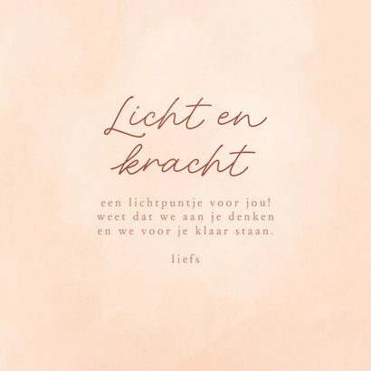 Liefdevolle sterkte kaart licht en kracht engel met ster 3