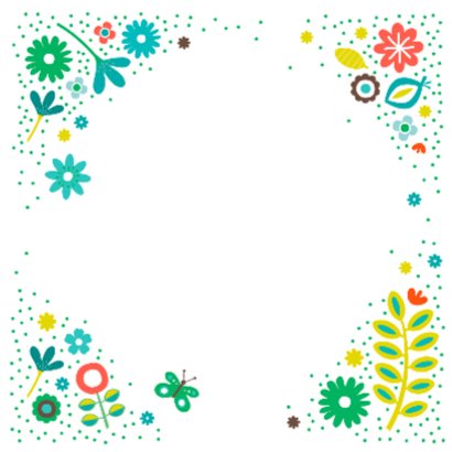 Liefs met groene bloemen 2