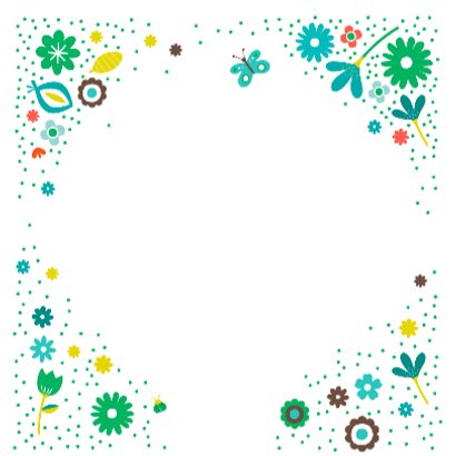 Liefs met groene bloemen 3