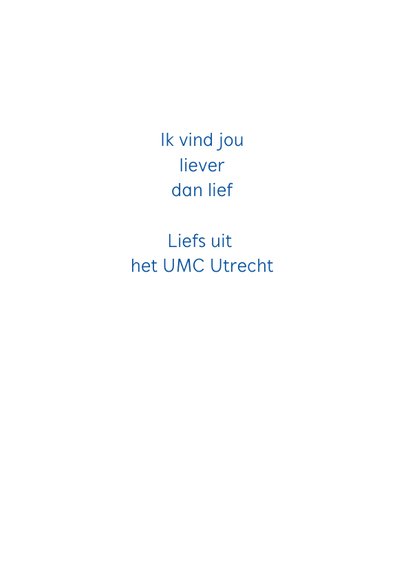 Liefs uit UMC Utrecht 3