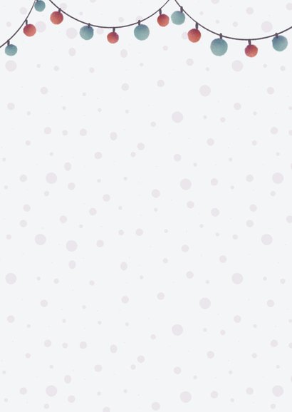 Lieve cadeaukaart 'Voor jou!' met cadeau en slingers 2