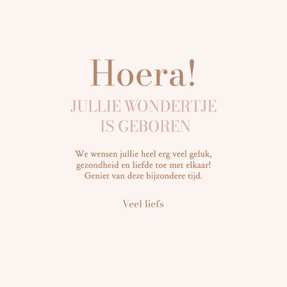 Lieve felicitatiekaart geboorte meisje met teddybeertje 3