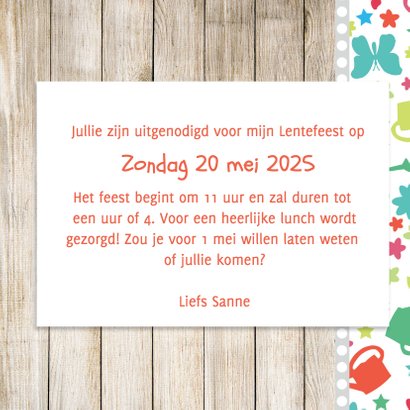 Lieve kaart voor Lentefeest - DH 3