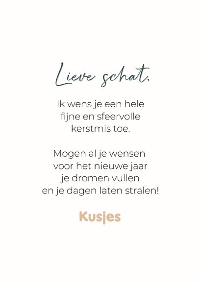 Lieve schattige kerstkaart boomer hondje met kerstsjaal 3