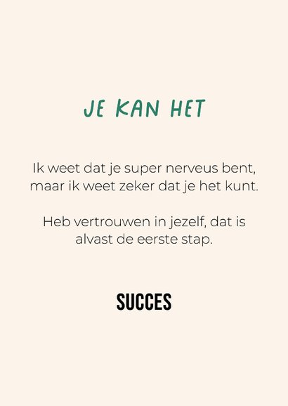 Lieve succes zet 'm op kaart van hond met pootje 3