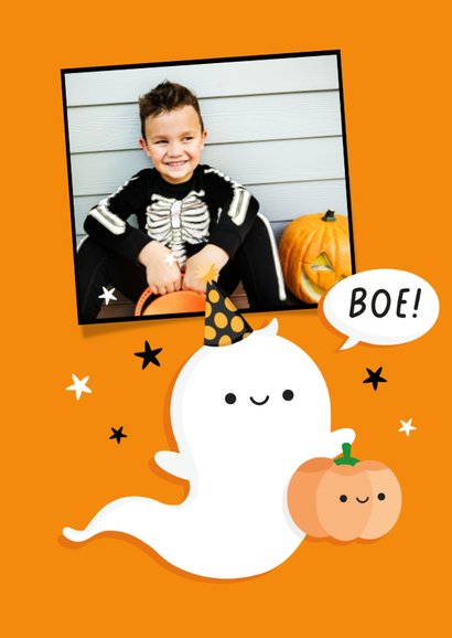 Lieve uitnodiging voor een griezel Halloween kinderfeestje 2