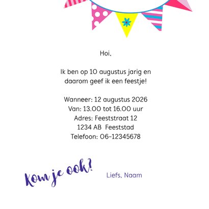 Lieve uitnodiging voor kinderfeestje met dino's 3