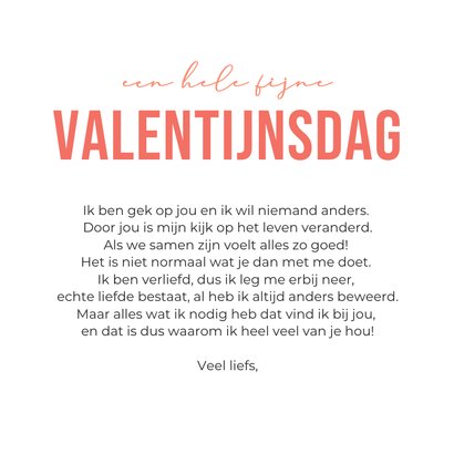 Lieve valentijnskaart met 2 getekende hartjes met ogen 3