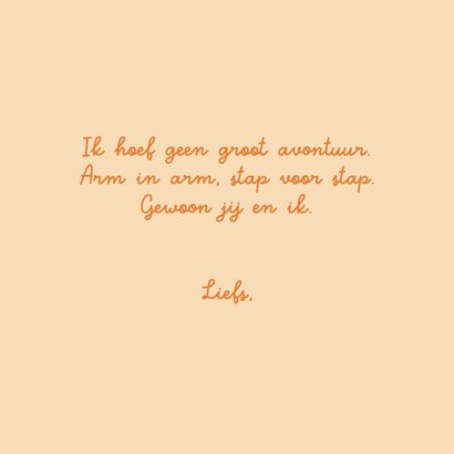 Lieve valentijnskaart met wandelende muisjes 3