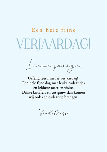 Lieve verjaardagskaart met schattige pinguïn met sjaal 3