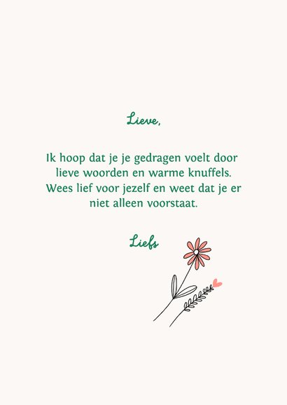Lieve wenskaart een warme knuffel voor jou 3