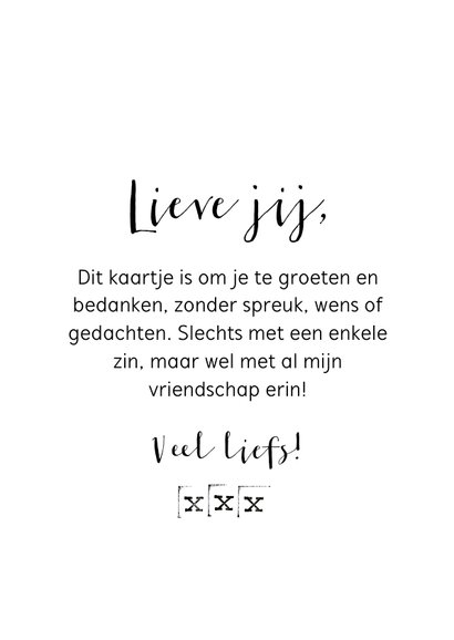 Lieve wenskaart spreuk stempel hartjes 3