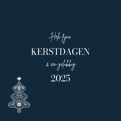 Linosnede kerstkaart 2