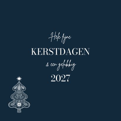 Linosnede kerstkaart 2