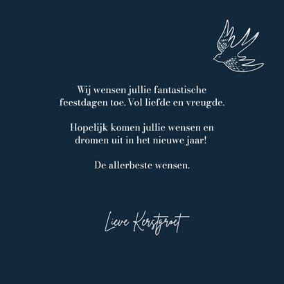 Linosnede kerstkaart 3