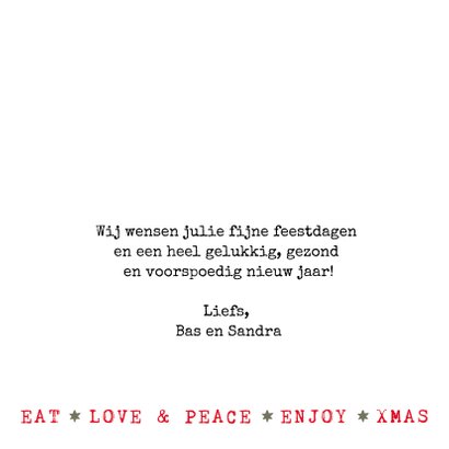 llustratie kerstkaart kerstboom met tekst 3