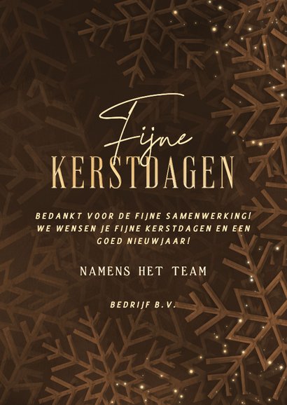 Logo kerstkaart zakelijk met sprankelende kerstbal en sneeuw 3