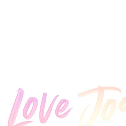 Love Peace Joy kerstkaart typografie 2
