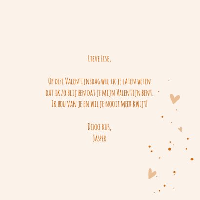 Love you, happy valentine's day - gold - Valentijnskaart 3