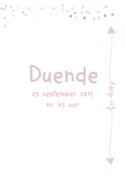 "Love you to..." geboortekaartje 3