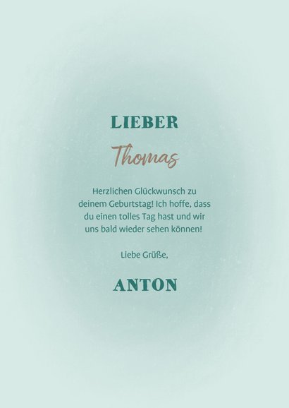 Lustige Glückwunschkarte WC Papier mit Kerzen 3